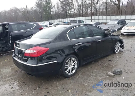 2013 Hyundai Genesis 3.8 из США, поврежденный, VIN KMHGC4DD0DU257518